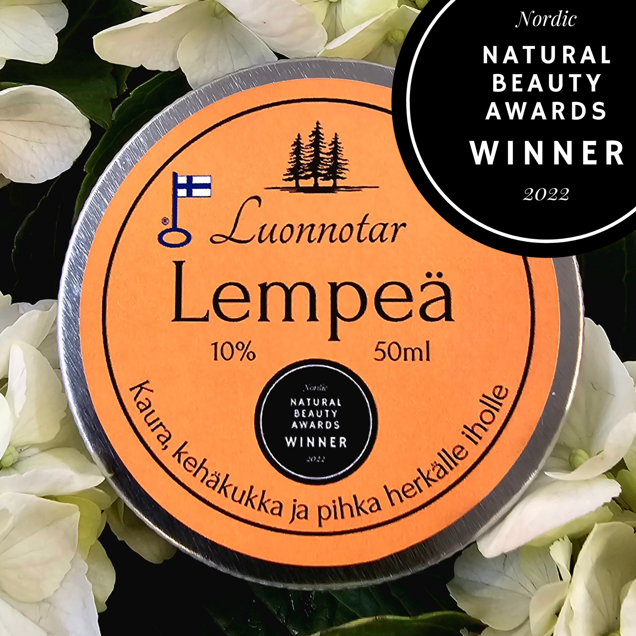 Nro. 1 pohjoismaissa! Pihkasalva Lempeä 10% hellävaraiseen ihon hoitoon