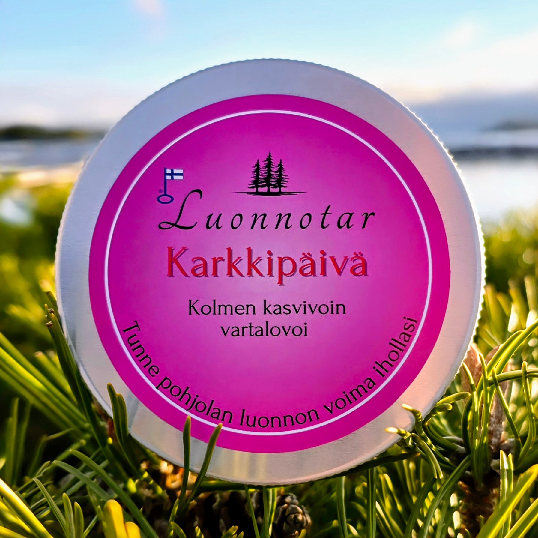 Uutuus!✨️ Luonnotar Karkkipäivä - Kolmen kasvivoin vartalovoi