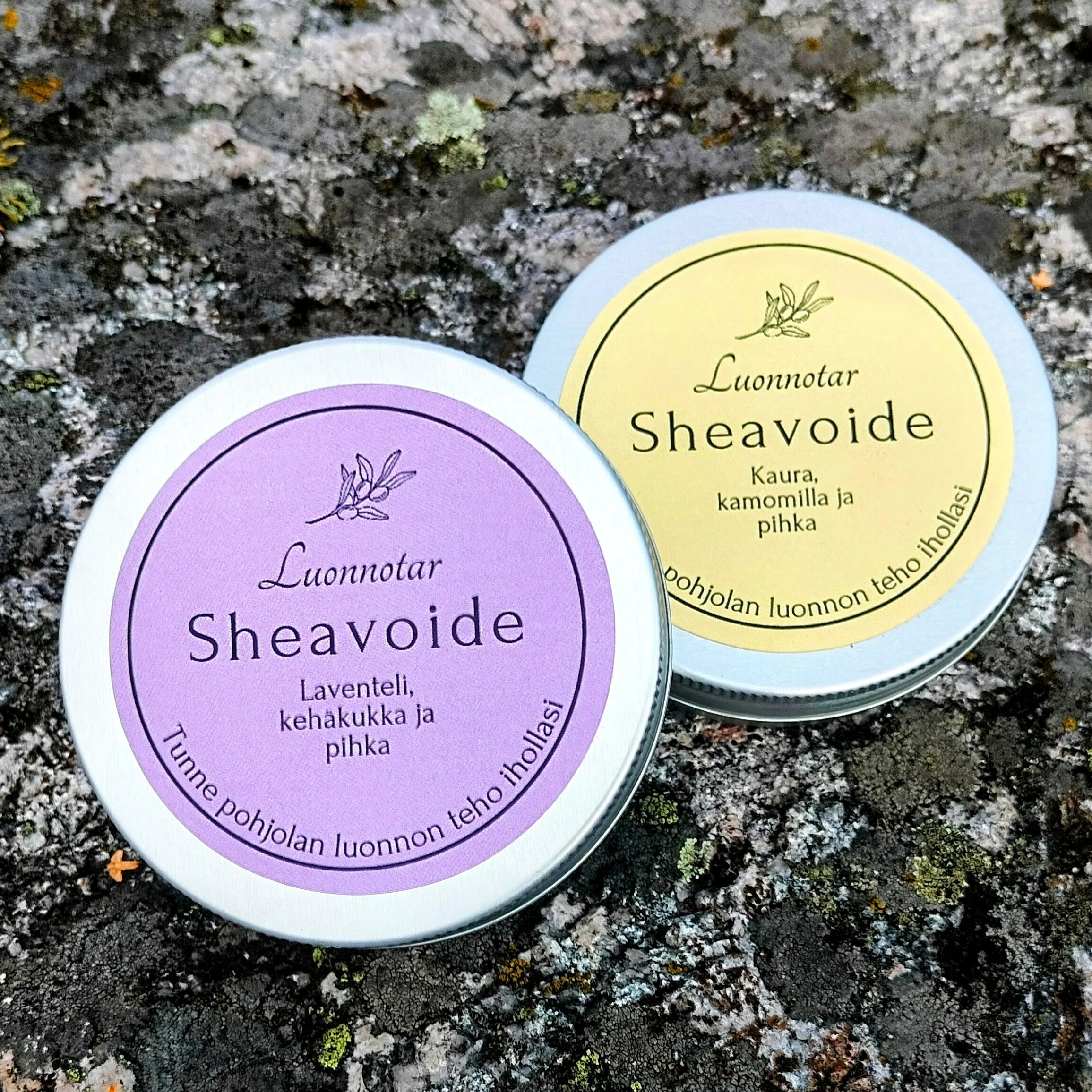 2 x Sheavoiteet Laventeli ja Kamomilla 100ml