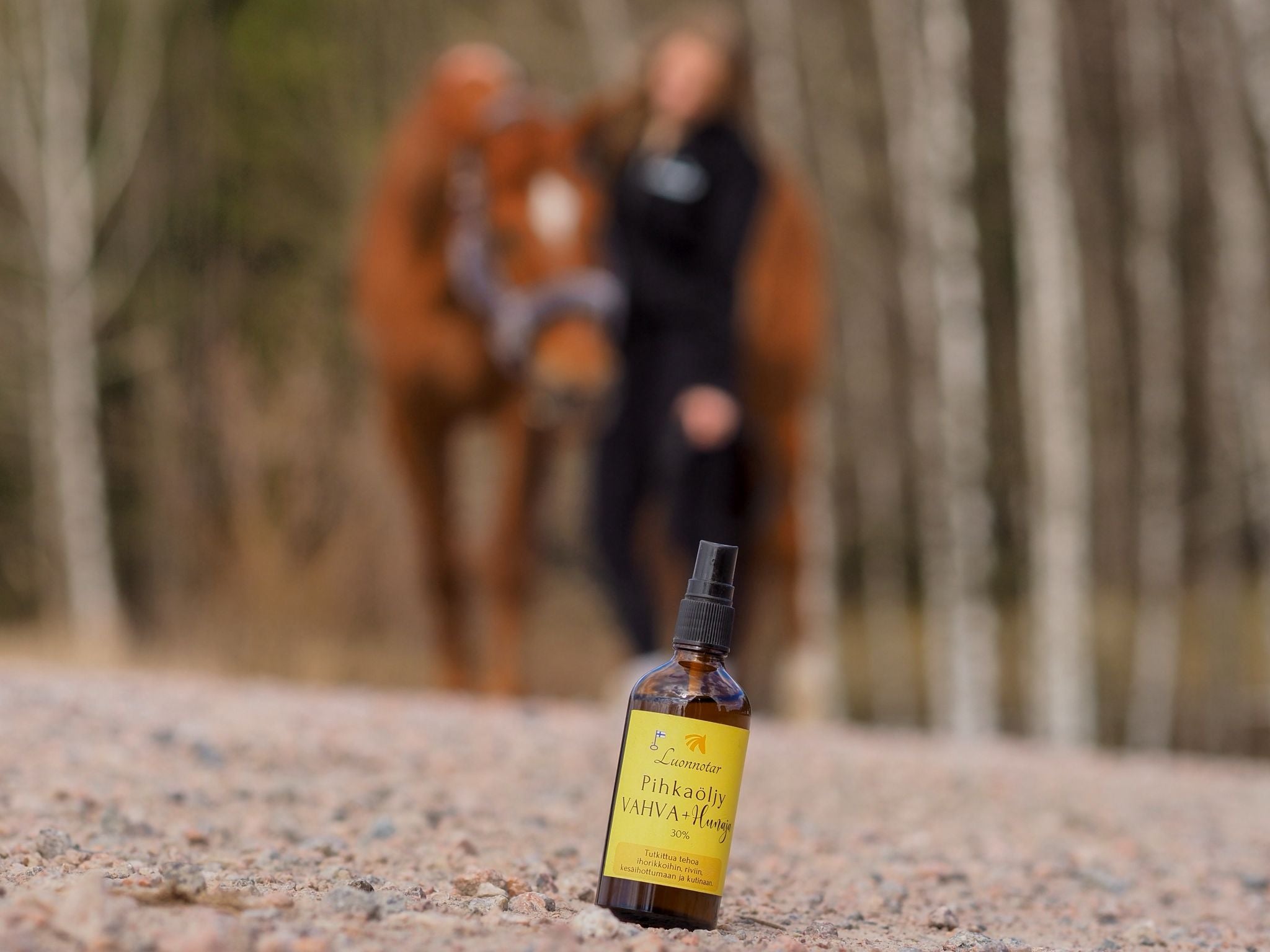 Uutuus nyt -30%!🔥 Pihkaöljy VAHVA + hunaja 100 ml