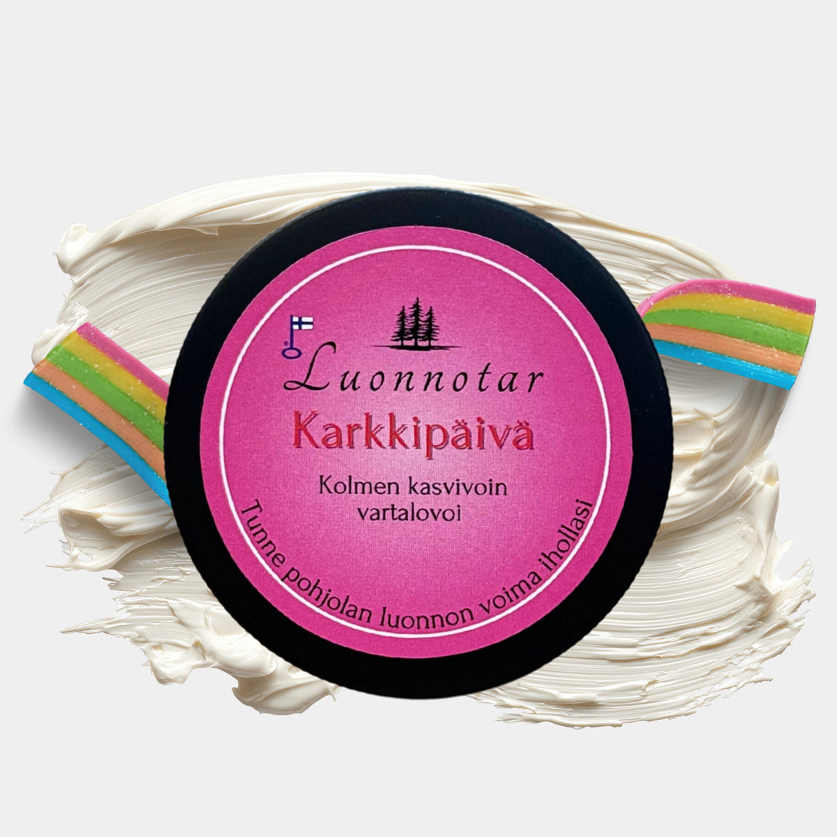 Luonnotar Karkkipäivä - Kolmen kasvivoin vartalovoi ✨️