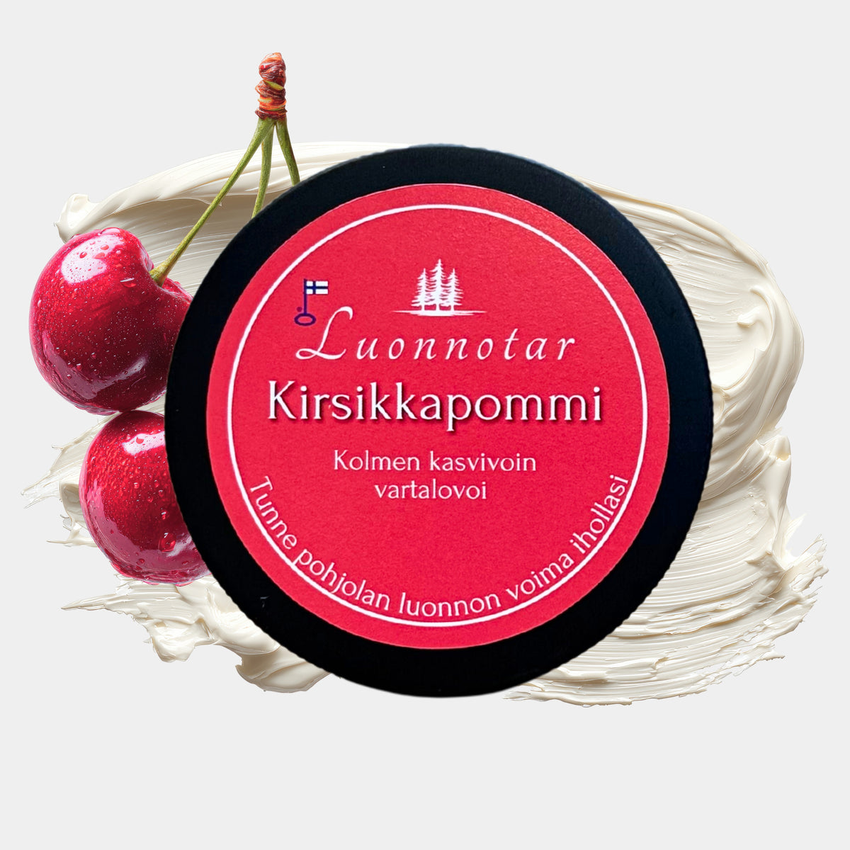 Luonnotar Kirsikkapommi - Kolmen kasvivoin vartalovoi ✨️