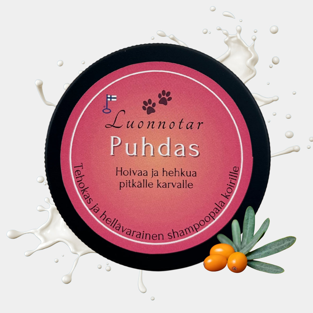 Puhdas Tyrni palashampoo koirille