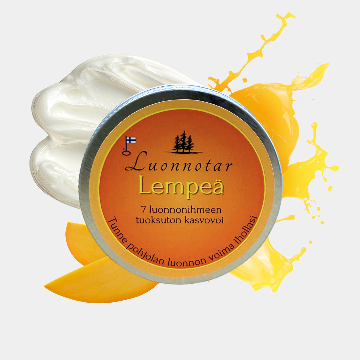 Tuoksuton!🌿 Lempeä 7 luonnonihmeen Kasvovoi 50ml