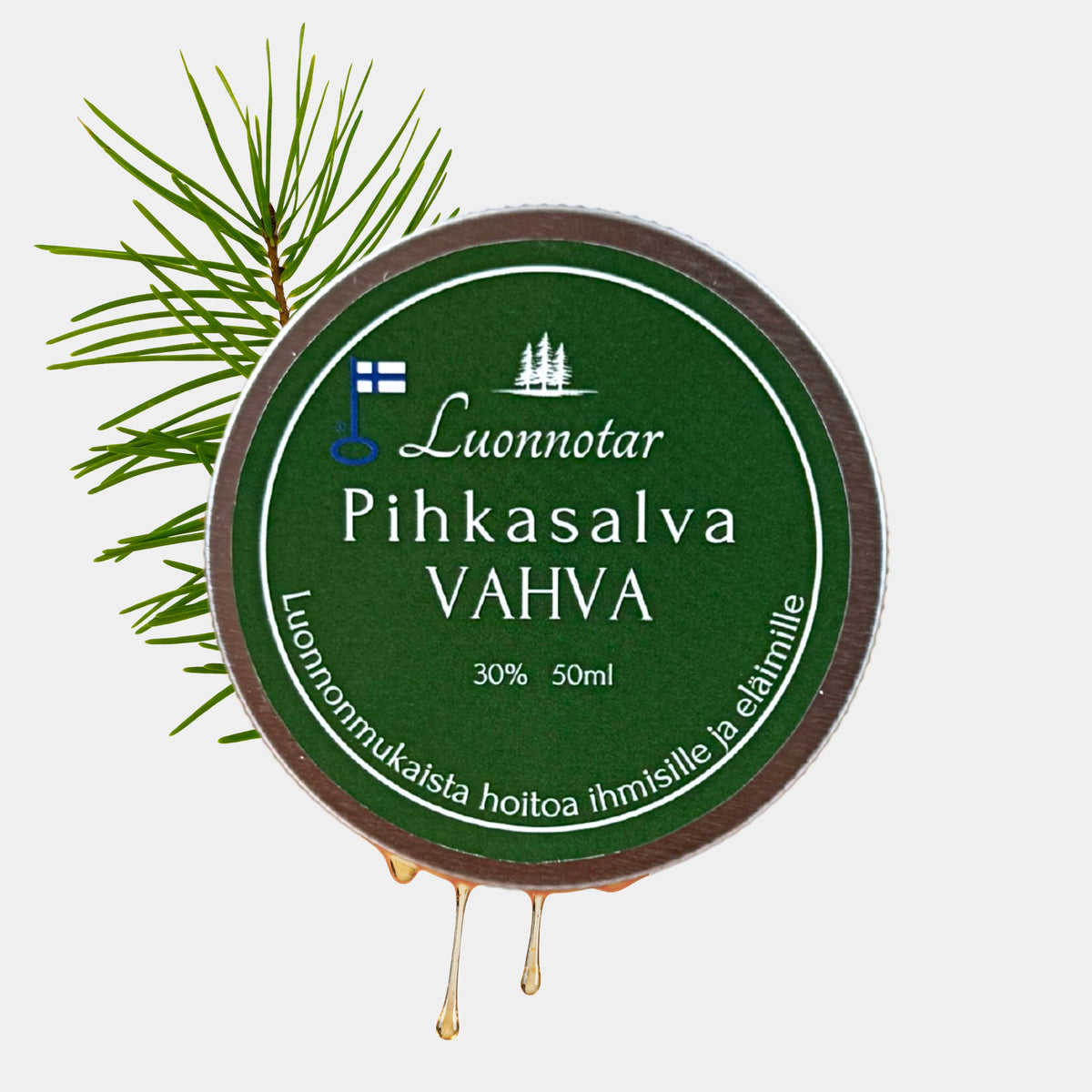 OUTLET -50%!🔥 Hittituotteemme Pihkasalva Vahva 30% nyt isommassa 50ml koossa!