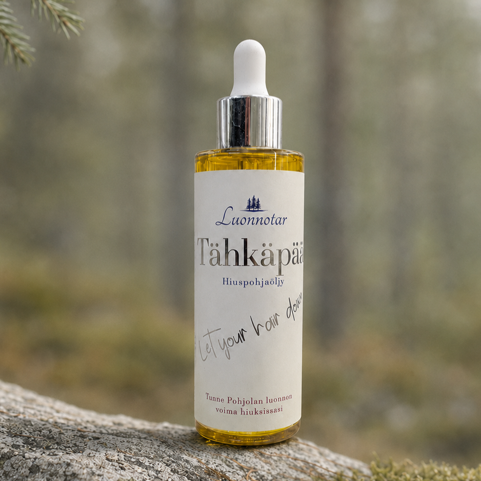 Uutuus!🔥 Luonnotar Tähkäpää Hiuspohjaöljy 80 ml