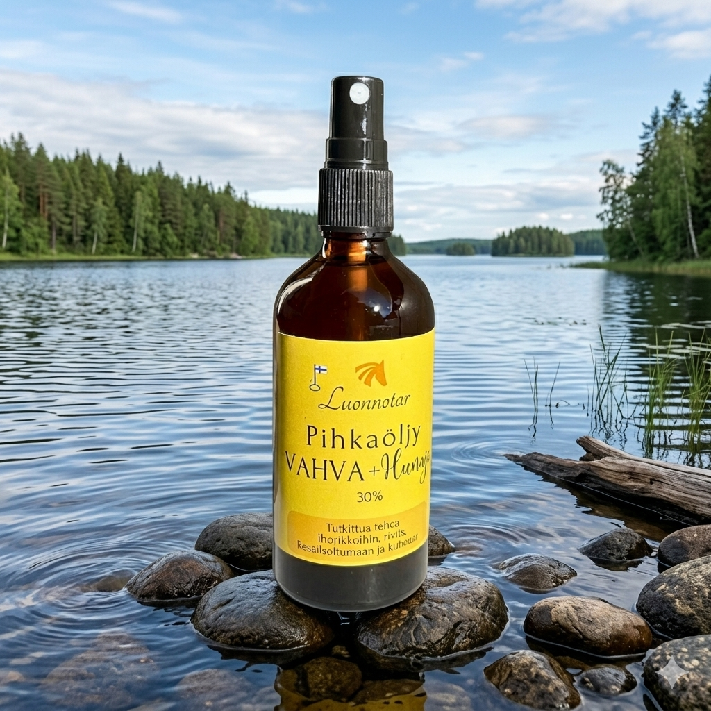 Uutuus nyt -30%!🔥 Pihkaöljy VAHVA + hunaja 100 ml
