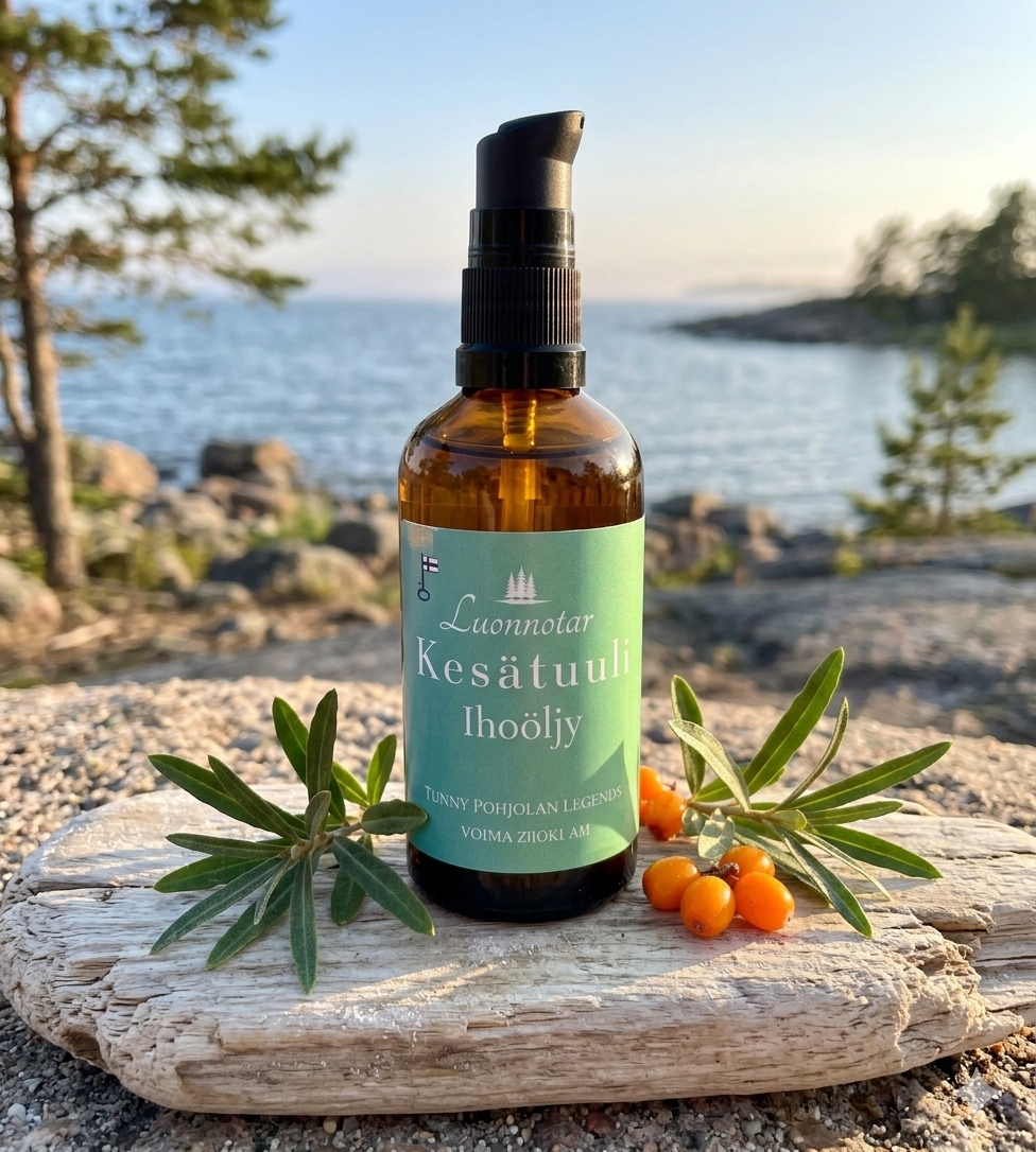 Uutuus nyt -30%!🔥 Luonnotar Kesätuuli öljyseerumi vartalolle 100ml